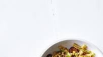 Pasta with Chicken Sausage, Corn, Leeks, and Mushrooms Pasta with Chicken Sausage, Corn, Leeks, and Mushrooms