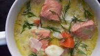 Lohikeitto - Finnish salmon soup Lohikeitto - Finnish salmon soup