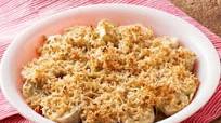 Sencillo aperitivo de alcachofas con queso y pan molido Sencillo aperitivo de alcachofas con queso y pan molido