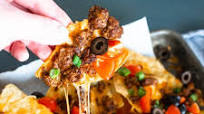 Ground Beef Homemade Nachos Ground Beef Homemade Nachos