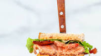 Salmon BLT with Roasted Red Pepper Aioli Salmon BLT with Roasted Red Pepper Aioli