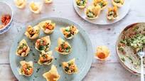 Cajun Guacamole Shrimp Cups Cajun Guacamole Shrimp Cups