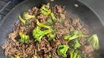 Hot Honey Ground Beef & Broccoli Hot Honey Ground Beef & Broccoli