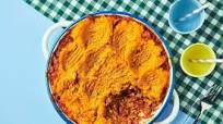 Pork and Veggie Cottage Pie with Sweet Potato Topping Pork and Veggie Cottage Pie with Sweet Potato Topping