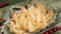 Baked Onion Blossom with Dill Sauce Baked Onion Blossom with Dill Sauce