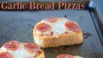 Garlic Bread Pizzas Garlic Bread Pizzas