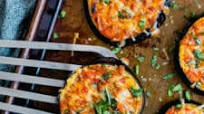 Easy Eggplant Pizza Easy Eggplant Pizza