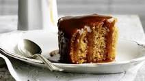 Caramel banana steamed pudding Caramel banana steamed pudding