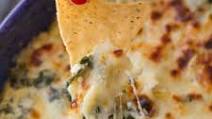 Healthy Game Day Snack: Spinach Artichoke Dip Healthy Game Day Snack: Spinach Artichoke Dip