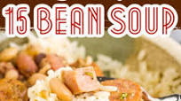 CREOLE 15 BEAN SOUP WITH SAUSAGE AND HAM CREOLE 15 BEAN SOUP WITH SAUSAGE AND HAM