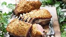 Parmesan-crusted lamb racks Parmesan-crusted lamb racks