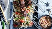 Asian-style grilled pork skewers recipe Asian-style grilled pork skewers recipe