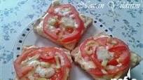 Domatesli Biberli Beyaz Peynirli Tost Domatesli Biberli Beyaz Peynirli Tost