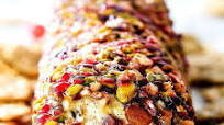 Spiced Pistachio And Cranberry Cheese Log Spiced Pistachio And Cranberry Cheese Log