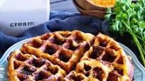 Loaded Egg Bacon Cheese Waffles Loaded Egg Bacon Cheese Waffles