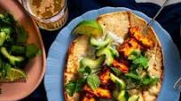 Tandoori Pumpkin Paneer Wraps with Raita Tandoori Pumpkin Paneer Wraps with Raita