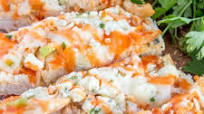 Buffalo Ranch Chicken French Bread Pizza Buffalo Ranch Chicken French Bread Pizza