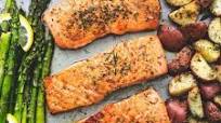 Sheet Pan Salmon and Asparagus with Potatoes Sheet Pan Salmon and Asparagus with Potatoes