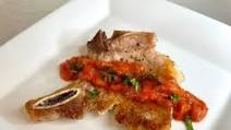 Skillet Pork Chops with Rhubarb Sauce Skillet Pork Chops with Rhubarb Sauce
