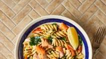Creamy Salmon & Spinach Fusilloni Creamy Salmon & Spinach Fusilloni