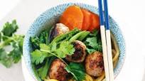 Chinese pork meatballs in broth Chinese pork meatballs in broth