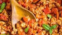 Tempeh Bolognese Tempeh Bolognese