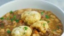 Beef & Bean Stew with Dumplings Beef & Bean Stew with Dumplings