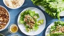 Thai Pork Lettuce Cups with Peanuts & Brown Rice Thai Pork Lettuce Cups with Peanuts & Brown Rice