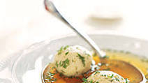 Vegetarian matzo ball soup Vegetarian matzo ball soup