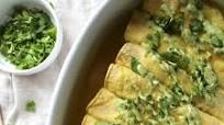 Black Bean Green Chili Enchiladas with Vegan Jalapeño Cream Sauce Black Bean Green Chili Enchiladas with Vegan Jalapeño Cream Sauce