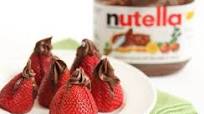 Nutella Stuffed Strawberries Nutella Stuffed Strawberries