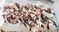 Festive Mint Cream Dessert Festive Mint Cream Dessert