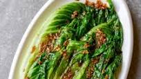 Cooked Lettuce with Oyster Sauce & Garlic Cooked Lettuce with Oyster Sauce & Garlic