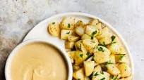 Roasted Kohlrabi with Old Bay Onion Dip Roasted Kohlrabi with Old Bay Onion Dip