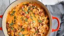 Low-FODMAP One-Pan Beef and Cheese Macaroni; Gluten-free Low-FODMAP One-Pan Beef and Cheese Macaroni; Gluten-free