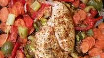 Baked Chicken Breasts and Vegetables Baked Chicken Breasts and Vegetables
