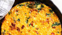 Spinach Frittata With Bacon and Cheddar Spinach Frittata With Bacon and Cheddar