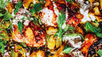 Melissa Clark Harissa Chicken with Leeks, Potatoes, and Yogurt Melissa Clark Harissa Chicken with Leeks, Potatoes, and Yogurt