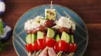 Greek Salad Skewers Greek Salad Skewers