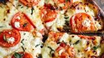 Four Cheese Margherita Pizza Four Cheese Margherita Pizza