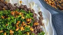 Pasta and Beef in Yogurt Sauce Pasta and Beef in Yogurt Sauce