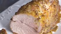 Pork Loin with Maple Mustard Sauce Pork Loin with Maple Mustard Sauce