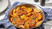 Pork Chops and Peaches Skillet Pork Chops and Peaches Skillet