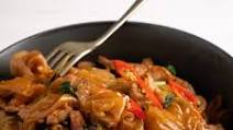 Pork Belly Drunken Noodles Pork Belly Drunken Noodles