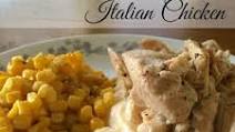 Easy Slow Cooked Italian Chicken Easy Slow Cooked Italian Chicken