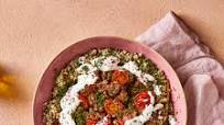 Turkish-Style Harissa Lamb With Herbed Bulgur Turkish-Style Harissa Lamb With Herbed Bulgur