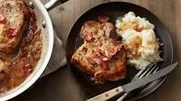 Skillet Pork Chops in Bacon-Cider Sauce Skillet Pork Chops in Bacon-Cider Sauce