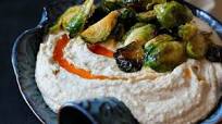 Hummus with Roasted Brussels Sprouts Hummus with Roasted Brussels Sprouts