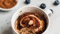 Cinnamon Roll Microwave Mug Cake