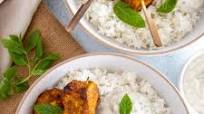 Dairy-free Tandoori Chicken Bowls with Mint Yogurt! Dairy-free Tandoori Chicken Bowls with Mint Yogurt!
